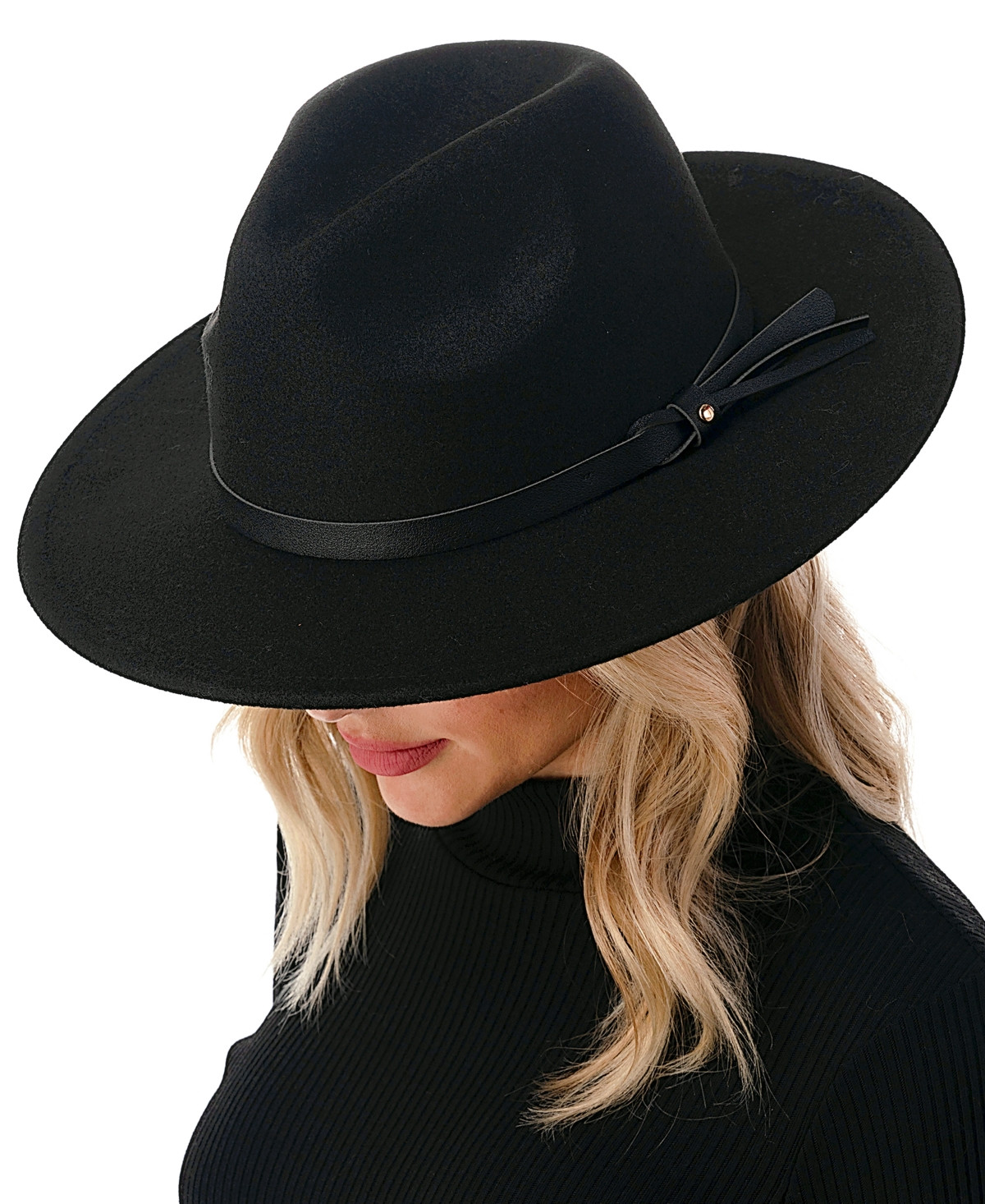 Marcus Adler Women's Wool Blend Felt Hat with Vegan Leather Band | Macys (US)