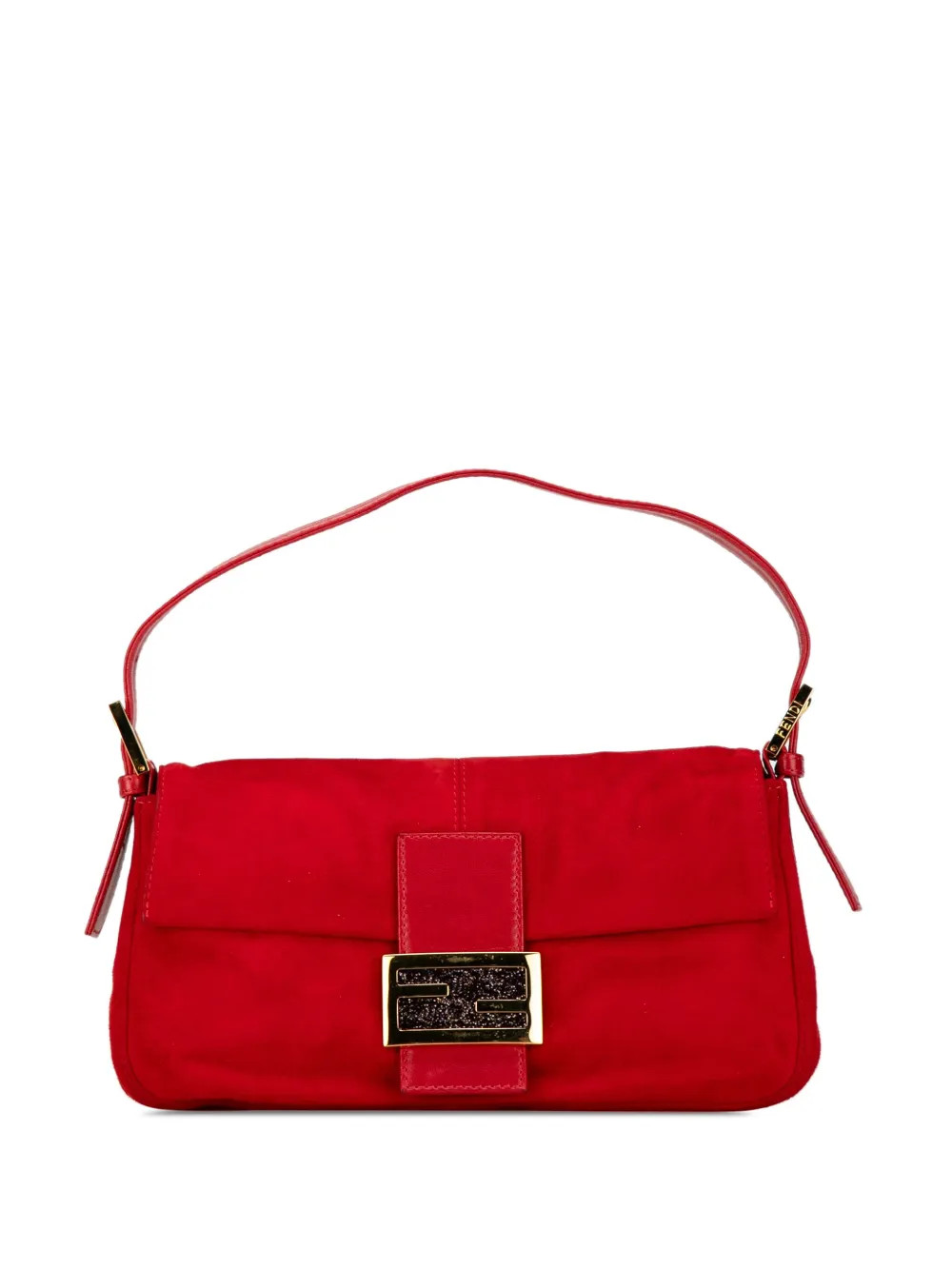 Fendi Pre-Owned 2000-2010 Suede Uette Shoulder Bag - Farfetch | Farfetch Global