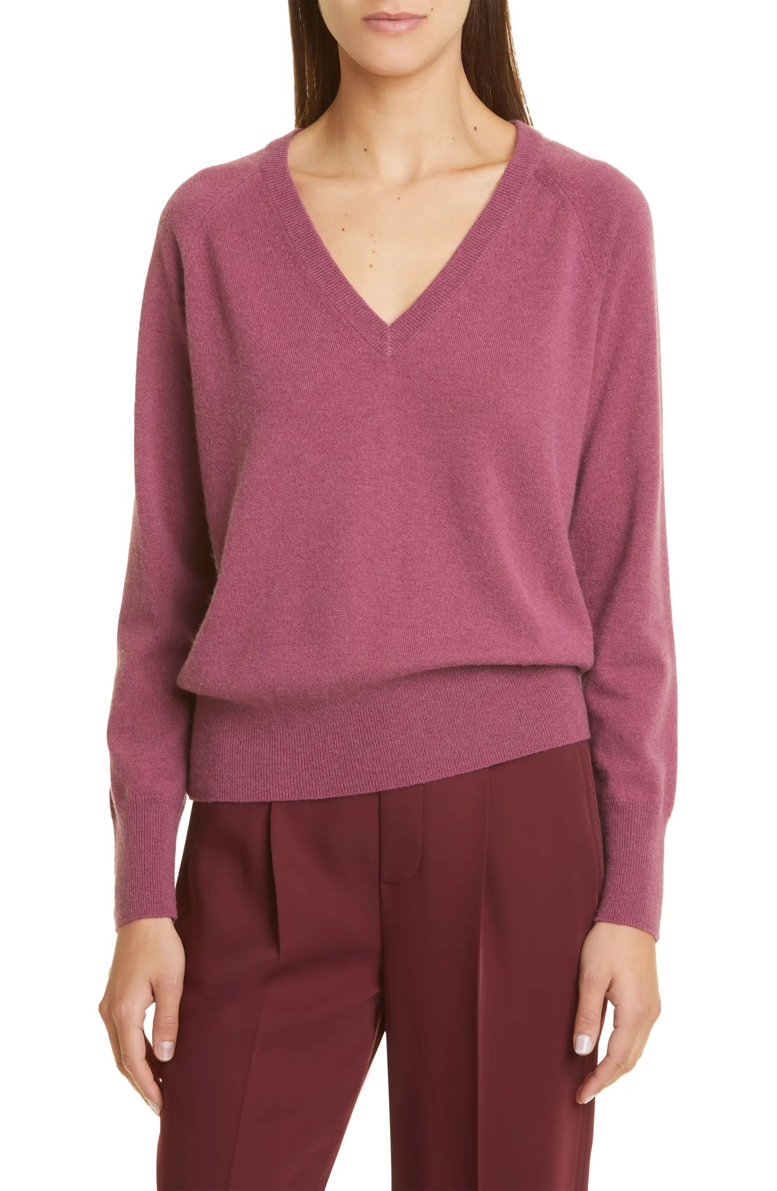 Raglan Sleeve Wool & Cashmere Sweater | Nordstrom