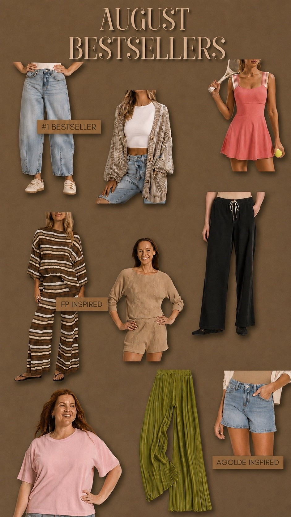 Affordable fashion finds that you guys couldn’t get enough of in August! 🤭🤍