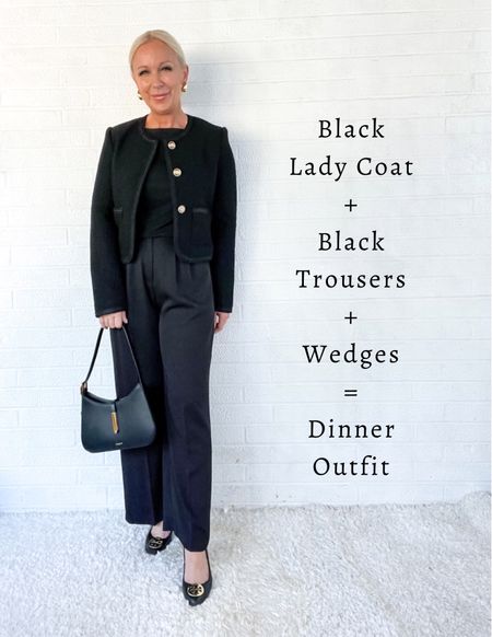 How to Style an Amazon Black Lady Coat for Dinner Outfit

Fall Fashion 2023 / Fall Outfit /
Over 40 / over 50 / over 60 /
European Fashion / Effortless Outfits / minimalist / elegant outfit / classy outfit / Old Money / Quiet Luxury


#LTKfindsunder100 #LTKover40 #LTKSeasonal