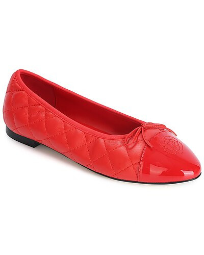 Quilted Leather Ballet Flat | Gilt & Gilt City
