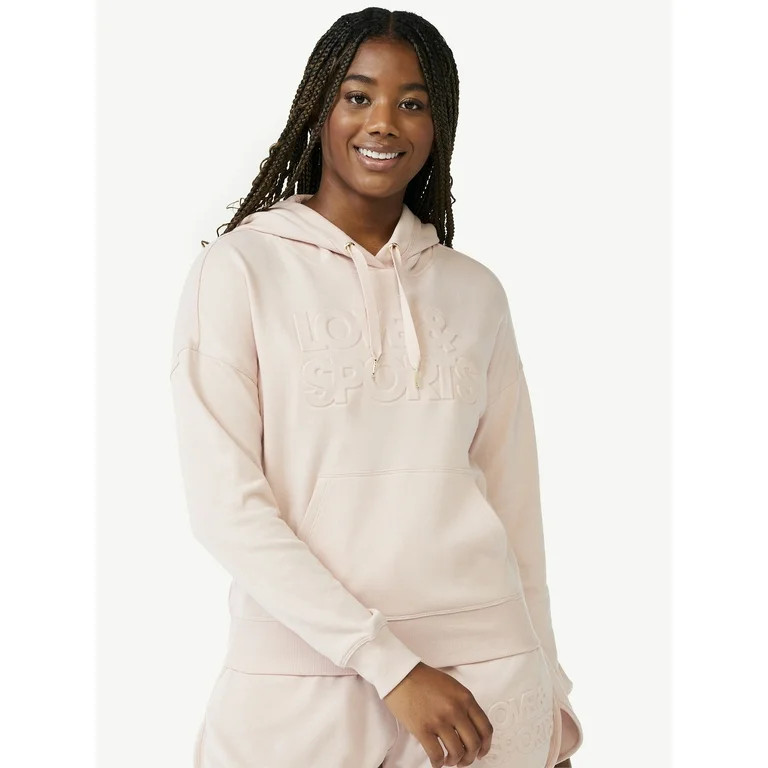 Love & Sports Women's Long Sleeve Pullover Hoodie | Walmart (US)