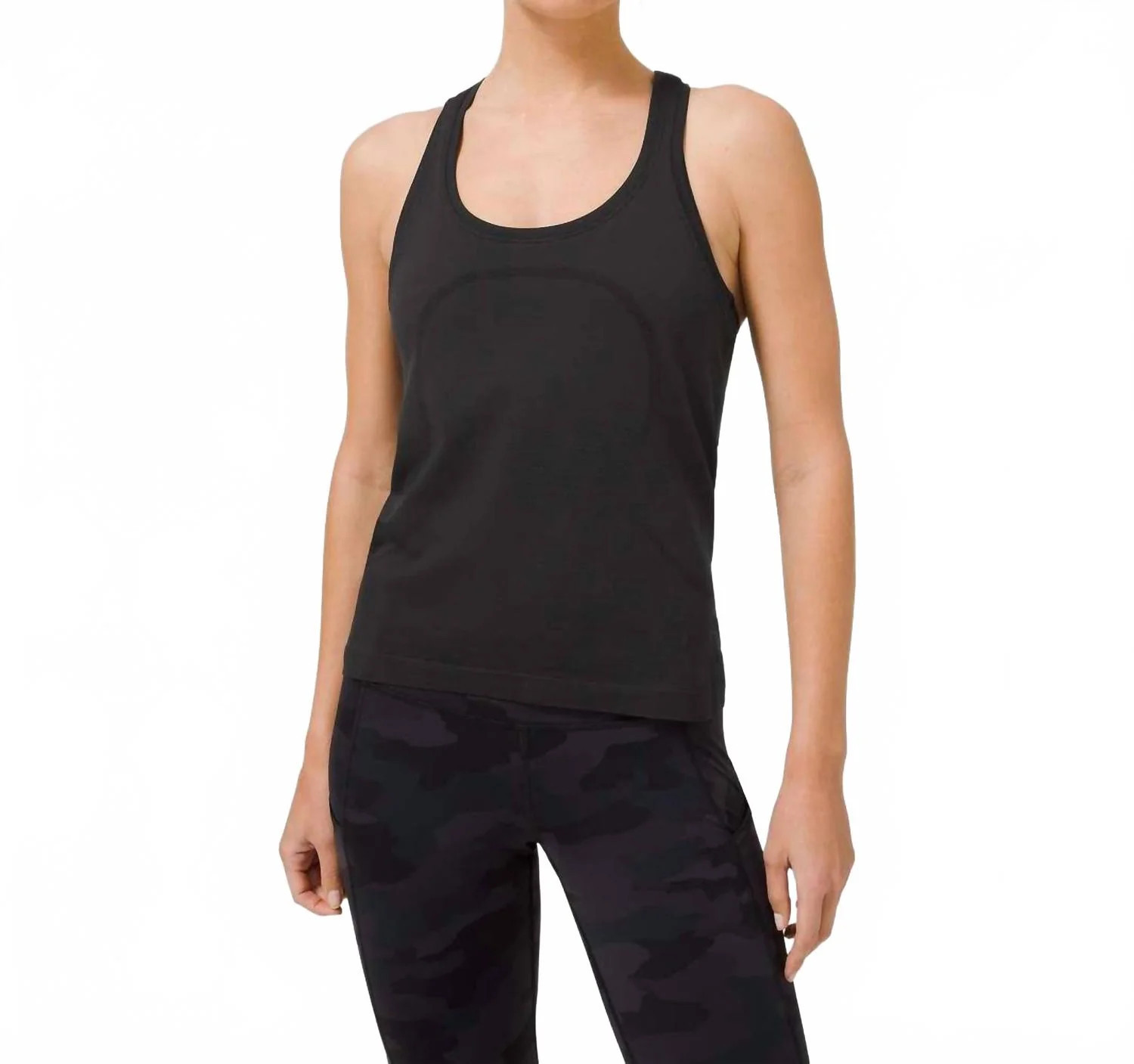 Women's Swiftly Tech Racerback Tank Top In Black | Shop Simon