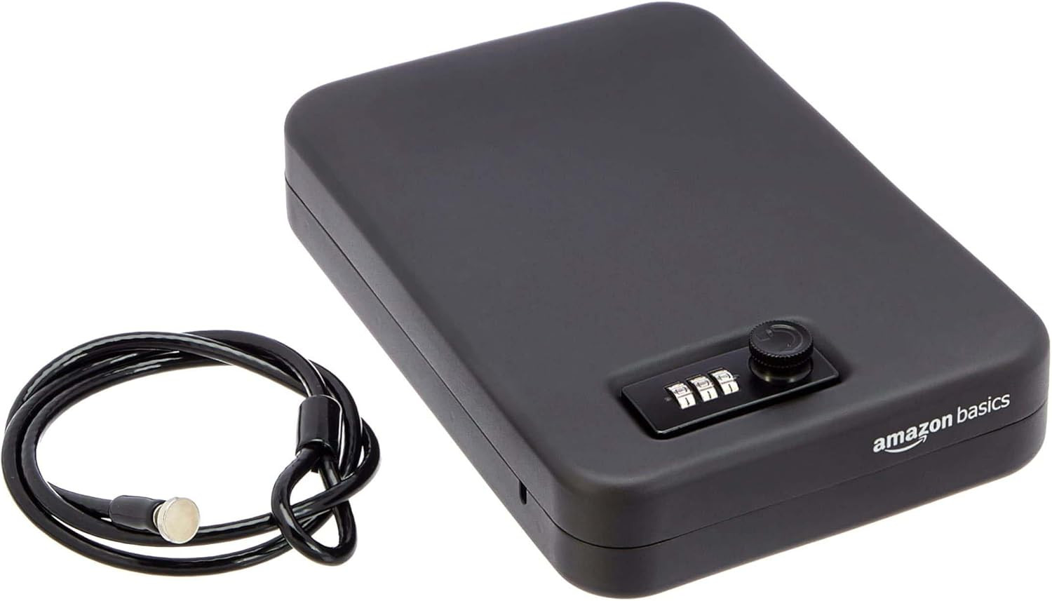Amazon Basics Portable Security Case Lock Box Safe with Combination Lock for Valuables, Documents... | Amazon (US)