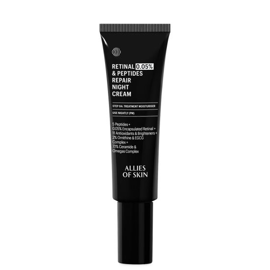 Allies of Skin 0.05% Retinal & Peptides Advanced Repair Night Cream | Beautylish