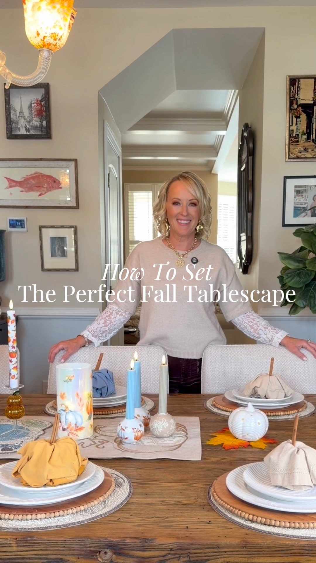 The secret to a perfect fall table is all in the details! 🍂 I love mixing different textures and seasonal touches, adding some warm illumination, and finishing it all off with fresh flowers in your favorite Temp-tations pitcher that doubles as the perfect vase! With Temp-tations Days in full swing, I also mixed in some of the amazing new pieces and fun new patterns that make it so easy to bring a little fall festivity to your table 🤎

#LTKSeasonal #LTKSaleAlert #LTKHome