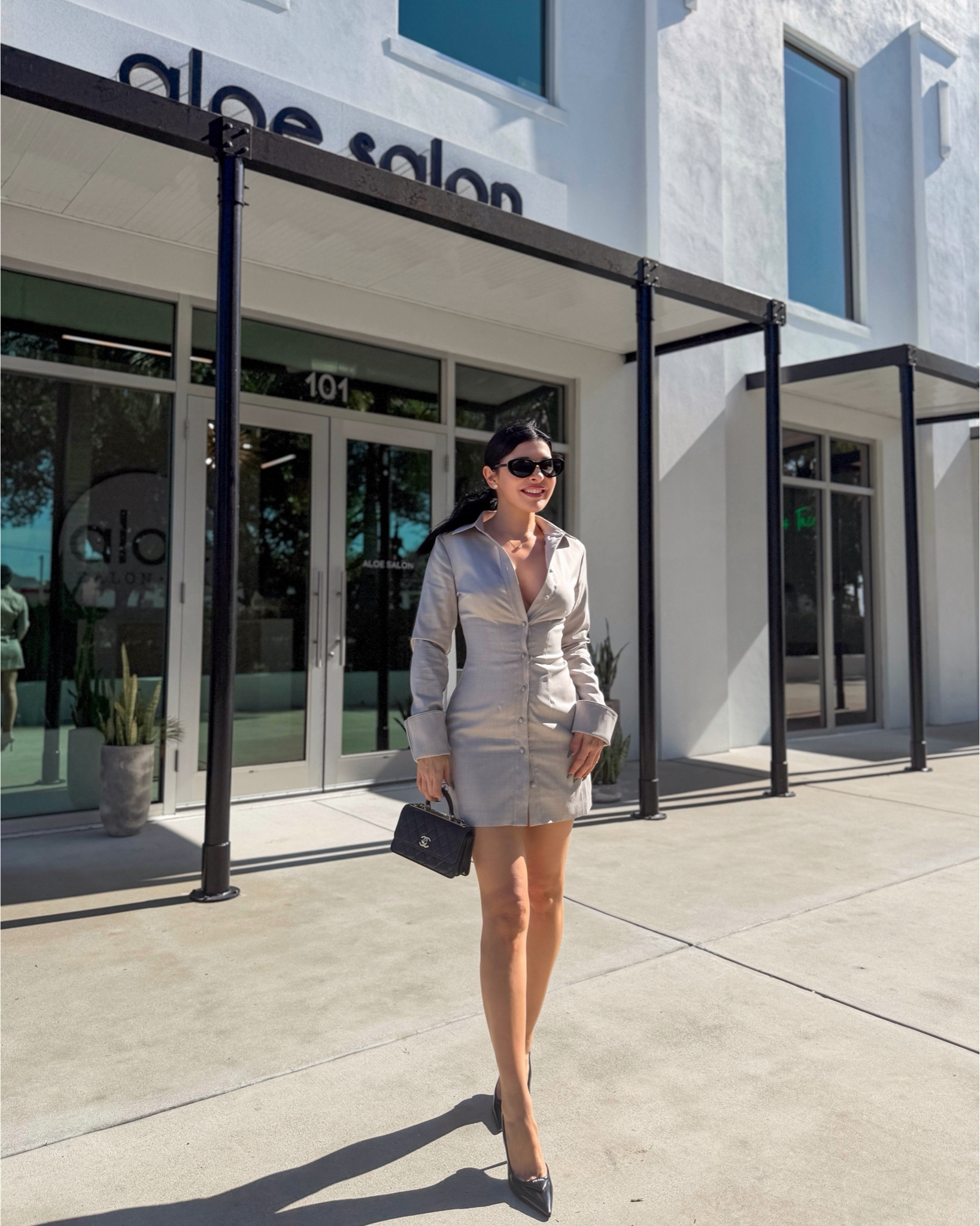 Workwear shirt mini dress 

#LTKWorkwear #LTKootd #LTKFindsUnder100