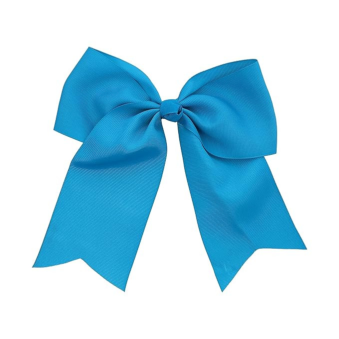 Jumbo Bow Clip with Tails for Women and Girls - Teal | Amazon (US)
