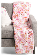 2pc Groovy Ghost Pillow & Throw Set | Marshalls