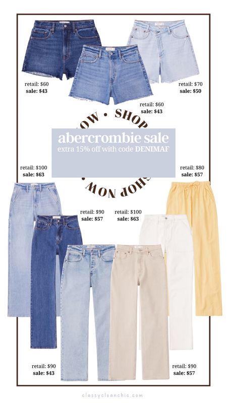 Abercrombie sale men’s pants use code DENIMAF for extra 15% off 


#LTKstyletip #LTKsalealert #LTKunder50