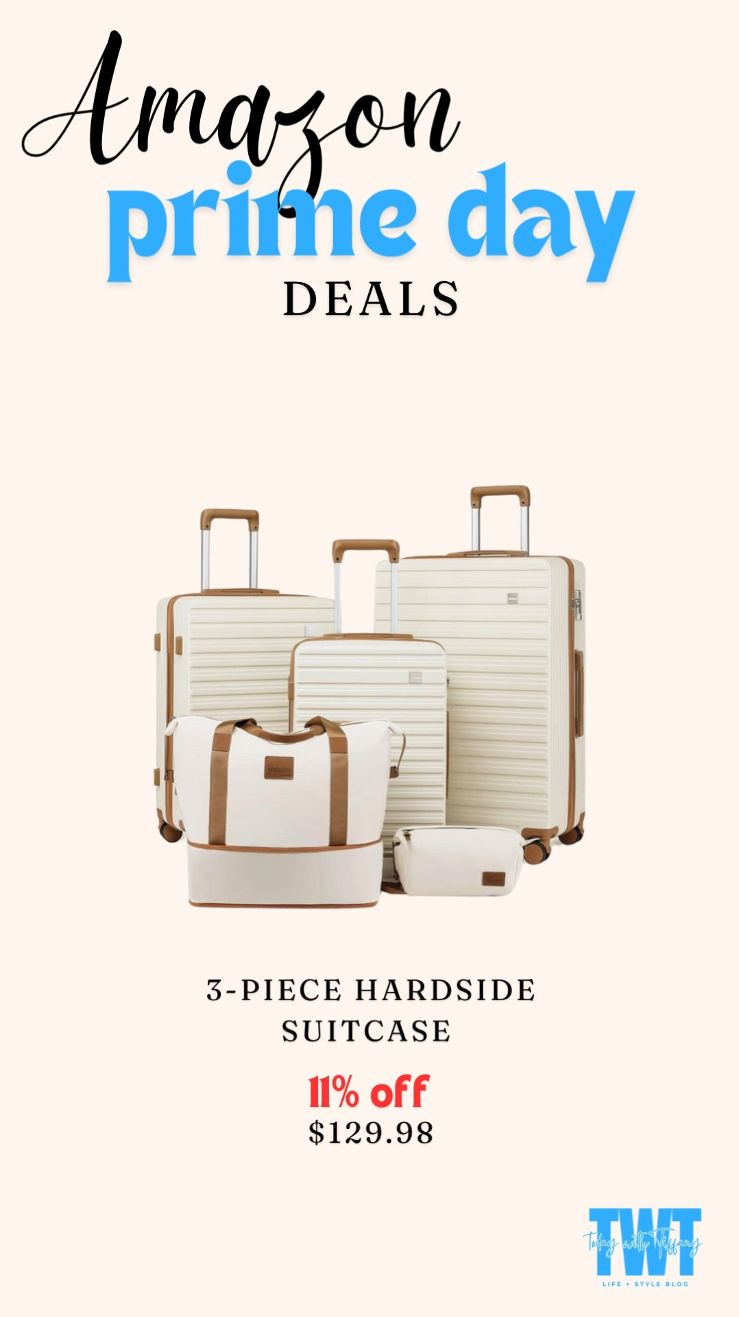 The cutest luggage set for an amazing price! Amazon deals have started, let’s go shopping! 💗👏🏻 

#LTKSaleAlert