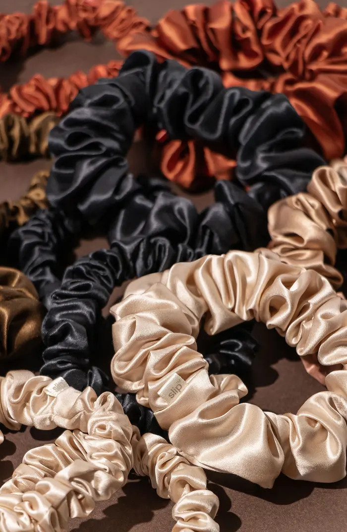 3-Pack Large & Small Silk Scrunchie Set | Nordstrom