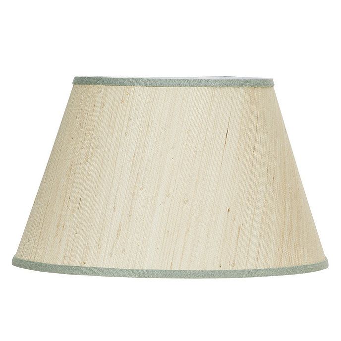 Grasscloth Empire Lamp Shade with Trim | Ballard Designs, Inc.