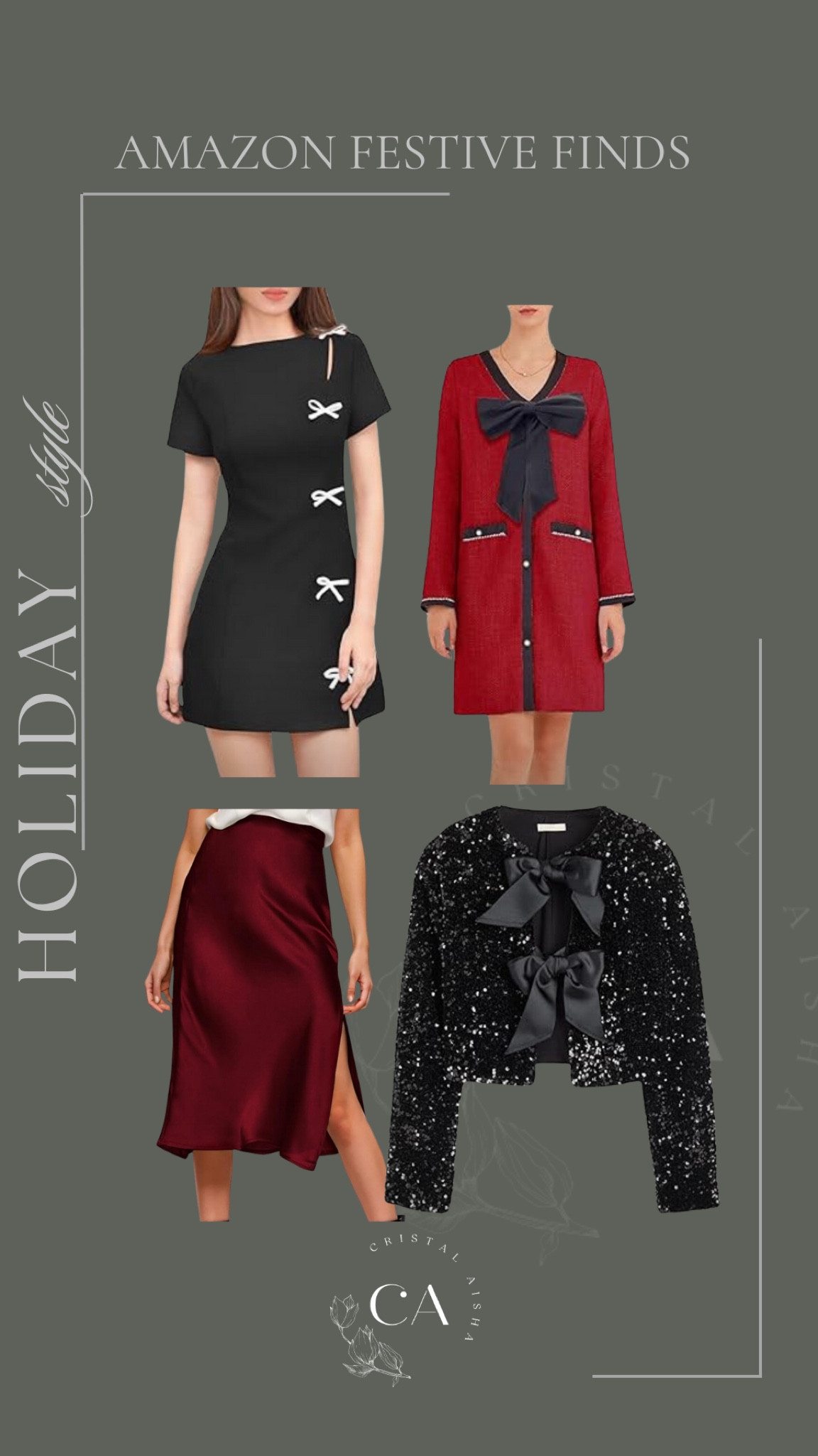 Festive outfit finds from Amazon!

#LTKHoliday #LTKSeasonal #LTKStyleTip