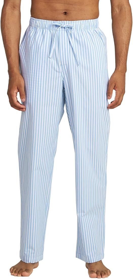 LAPASA Men's 100% Cotton Woven Plaid Pajama Pants Lounge Sleepwear Pants PJ Lightweight Bottoms D... | Amazon (US)