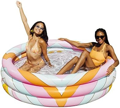 Amazon.com: Funboy X Malibu Barbie Luxury Inflatable Summer Dream Kiddie Pool, Perfect For A Summ... | Amazon (US)