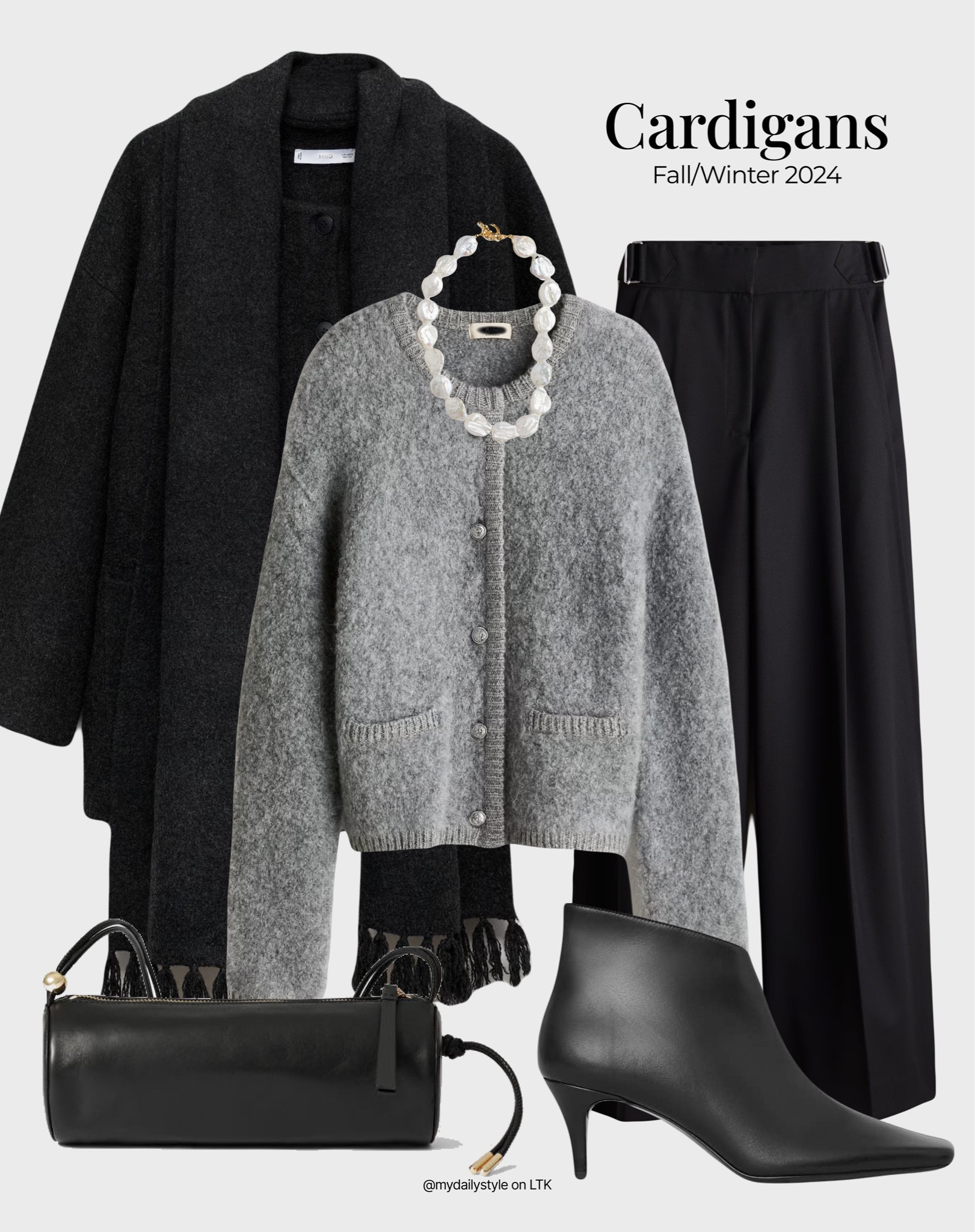 Styling grey cardigan with scarf coat for transitional fall looks 🖤

Check out more styling ideas in my profile. 

Tags: knit cardigan, mohair cardigan, fall style, pre-fall, autumn style, fall outfit, autumn outfit, fall fashion, autumn fashion, easy styling, simple everyday look, chic & basic outfit, Parisian look, casual outfit, capsule wardrobe, office look, brunch style, high street. 