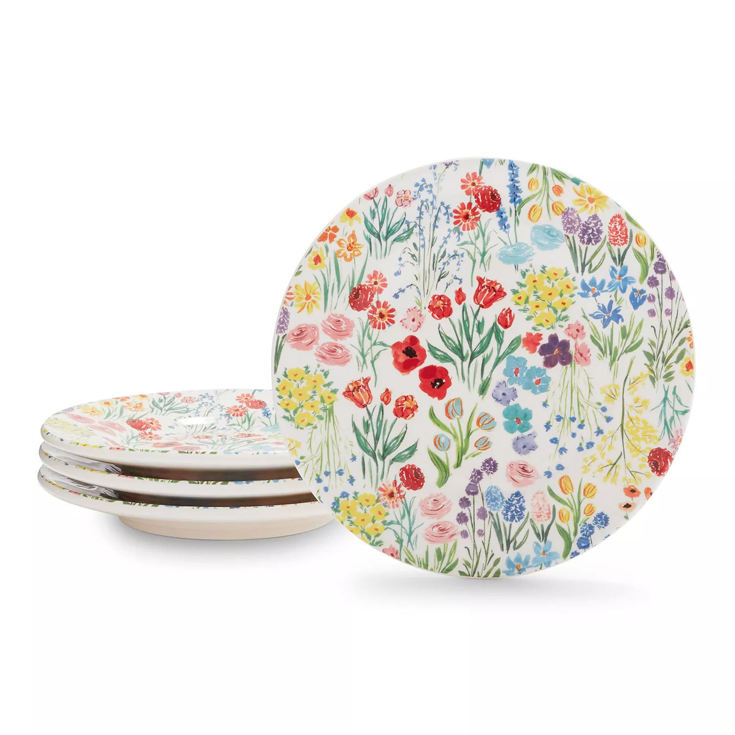 Sur La Table Jardin Floral Appetizer Plates, Set of 4 | Sur La Table