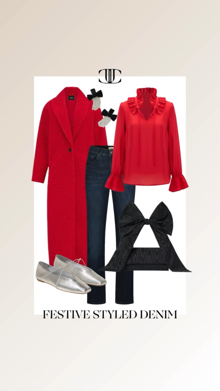 Denim that travels from casual to celebratory with ease. Subtle holiday embellishments, rich hues, and comfortable fits—the perfect balance of festive and functional.
Embrace holiday charm without shouting it. Sleek denim, soft cables, and minimal metallics create a look that’s festive, versatile, and undeniably chic.

#DenimWithFlair
#HolidayDenim
#FestiveDenim
#ChicDenim
#DenimOOTD
#WinterStyle
#EffortlessElegance
#TimelessDenim

#LTKOver40 #LTKHoliday