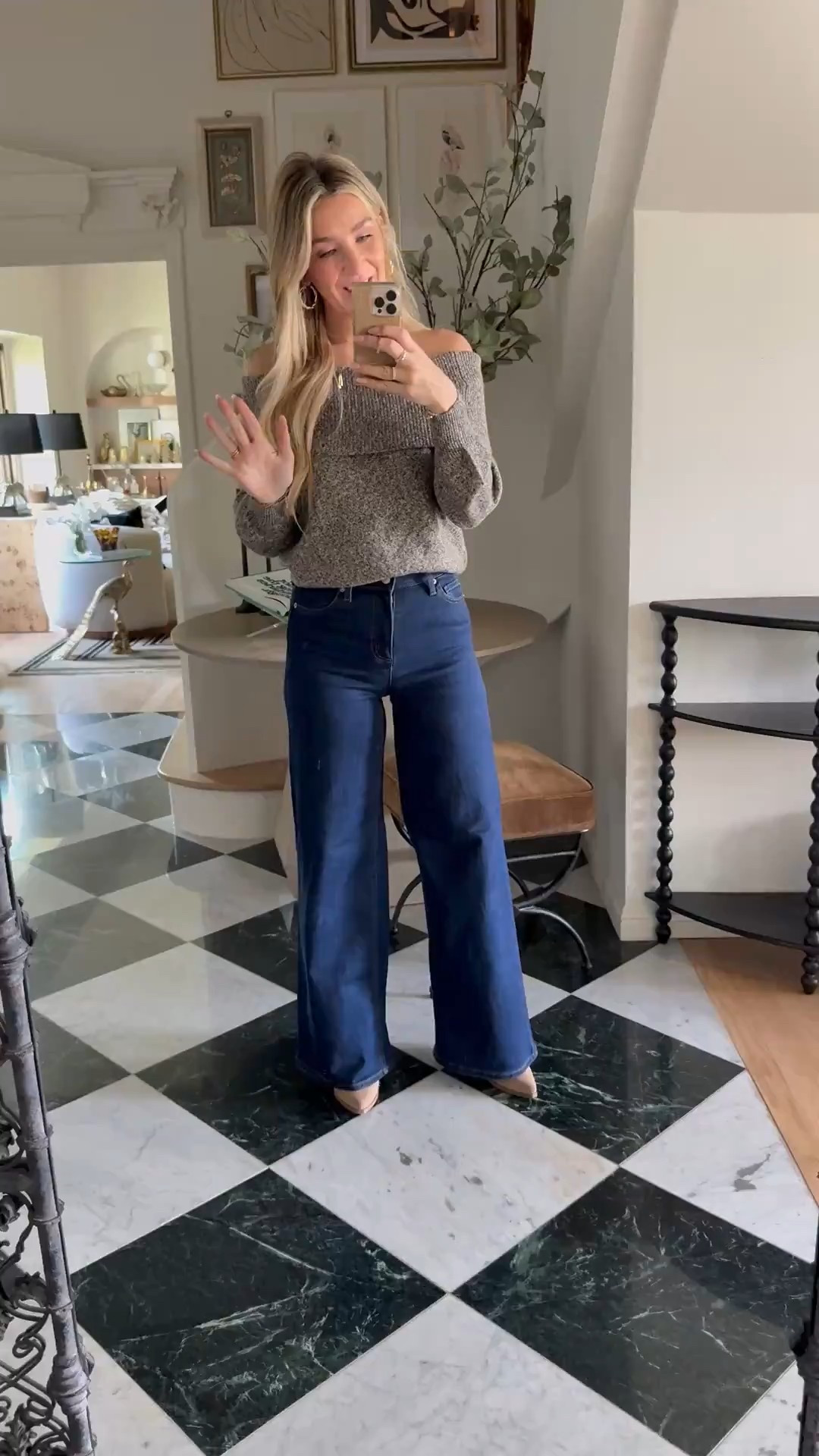 Best selling Target wide leg jeans! Stretchy and so flattering! And loving these sweater belts from Amazon! Jeans are TTS wearing a 4 and I’m 5’6"

#LTKFindsUnder50 #LTKFindsUnder100 #LTKgrwm