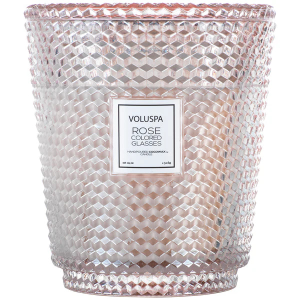 Rose Colored Glasses - 5 Wick Hearth Candle | Voluspa