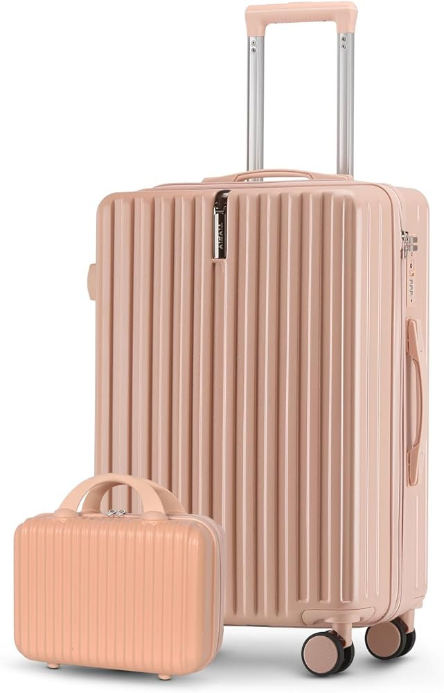2-piece Luggage Sets 20in Carry on Suitcase and 14in Cosmetic Bag, airline approved luggage sets,... | Amazon (US)