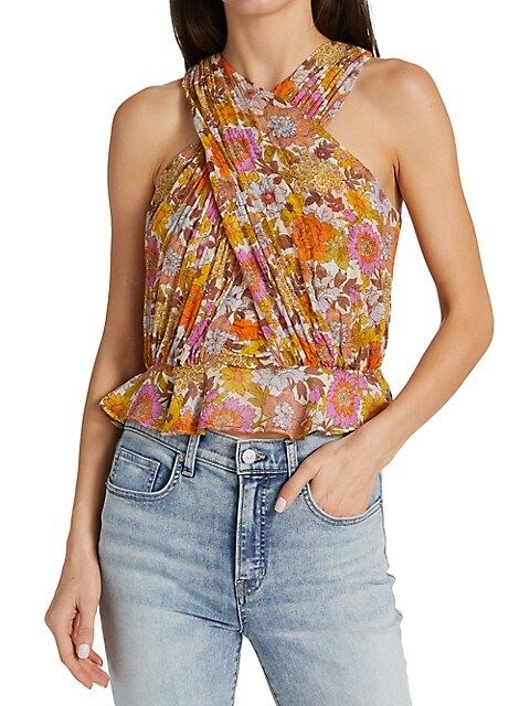 Kailani Floral Peplum Tank | Saks Fifth Avenue