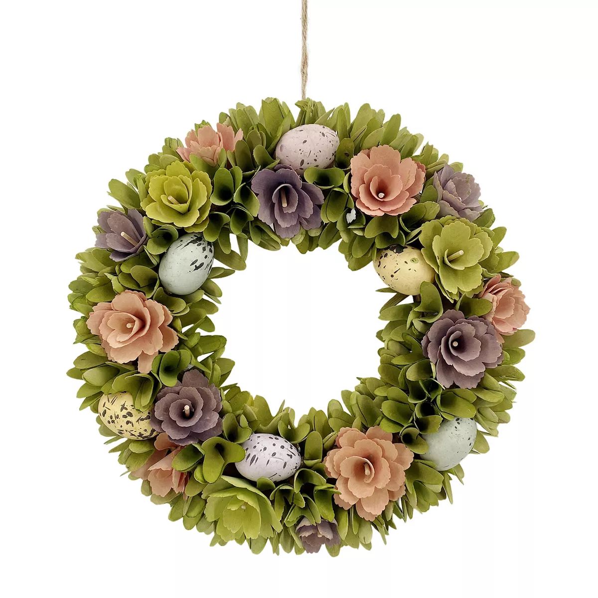 Celebrate Together™ Easter Wood Curl Floral Wreath | Kohl's