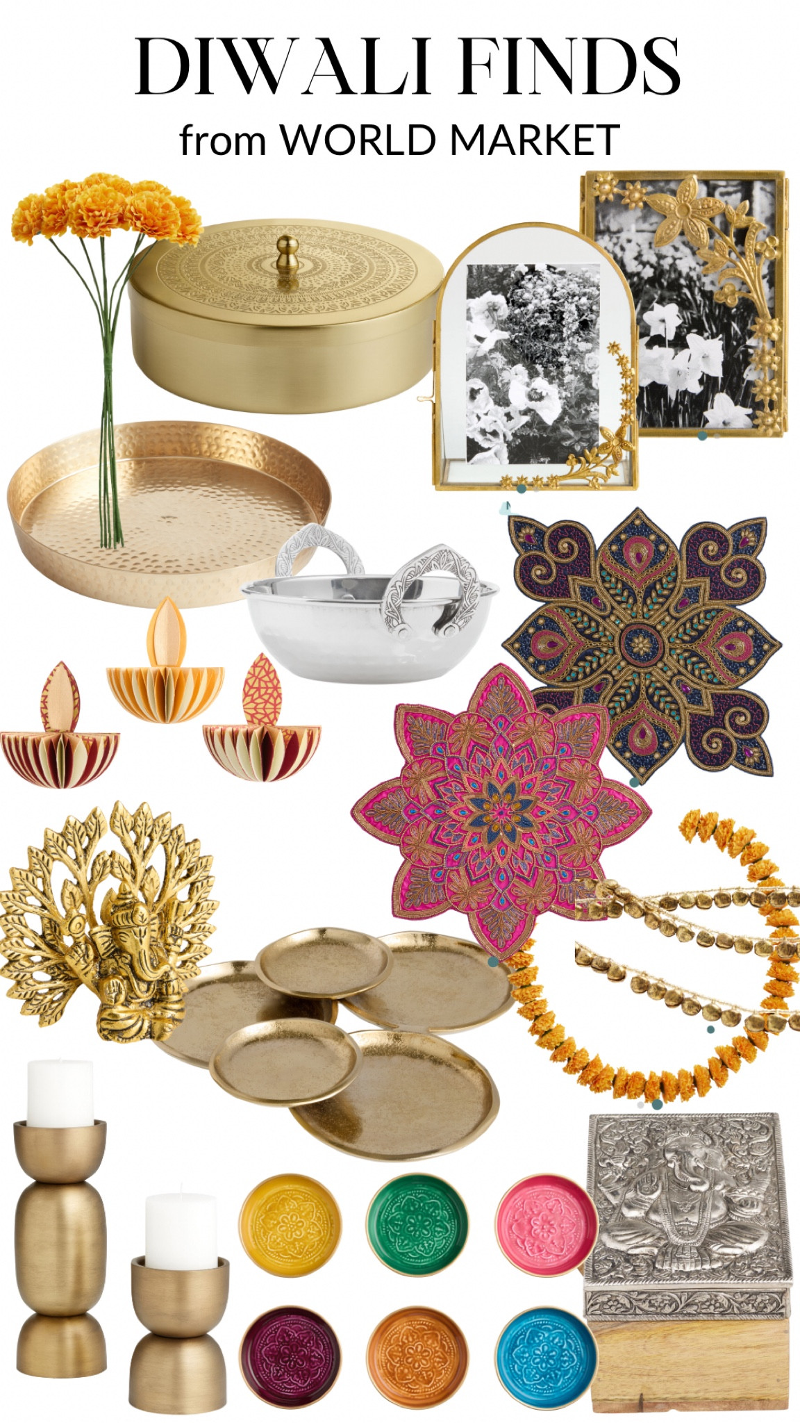 World Market Diwali Finds! 🪔🪔
So impressed with this year’s new additions and can’t wait for the festive season to begin!

Friends and Family gives you an extra 25% off everything! Code: FAMILY


#LTKFallSale #LTKParties #LTKSeasonal