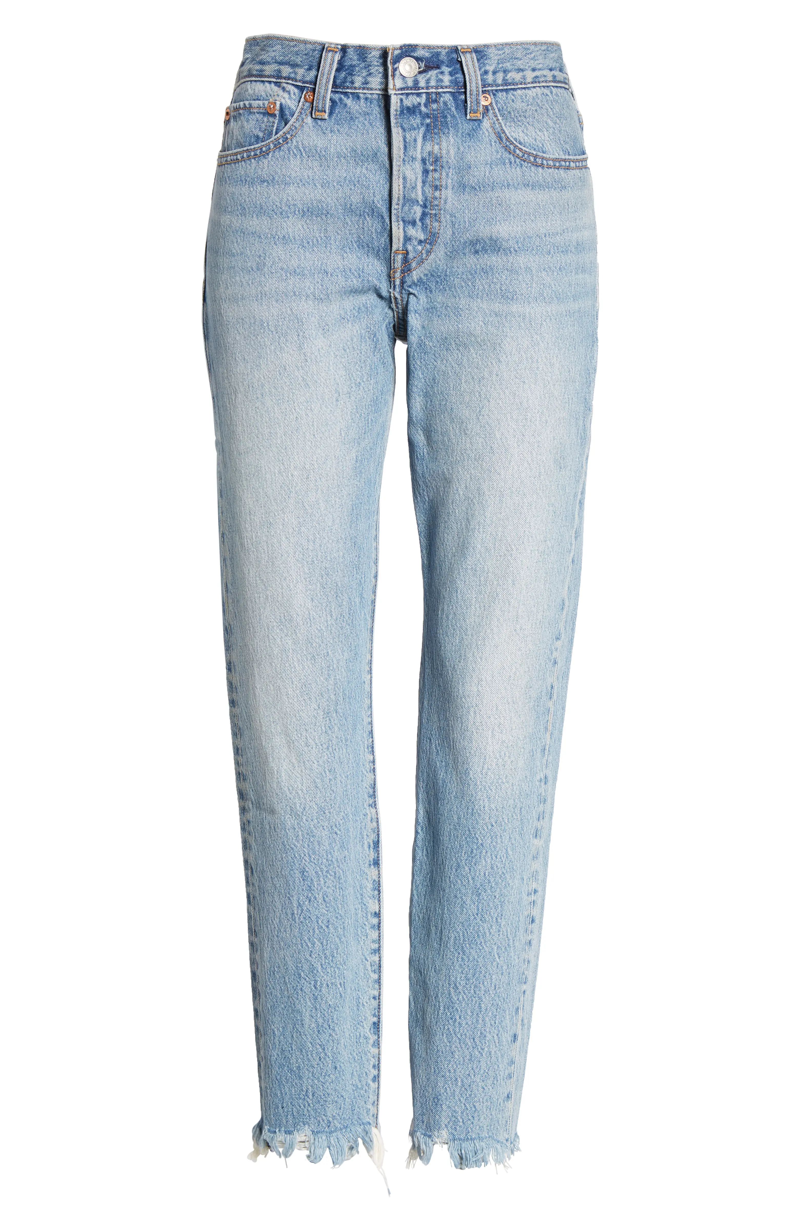 Wedgie Icon Fit Raw Hem Jeans | Nordstrom