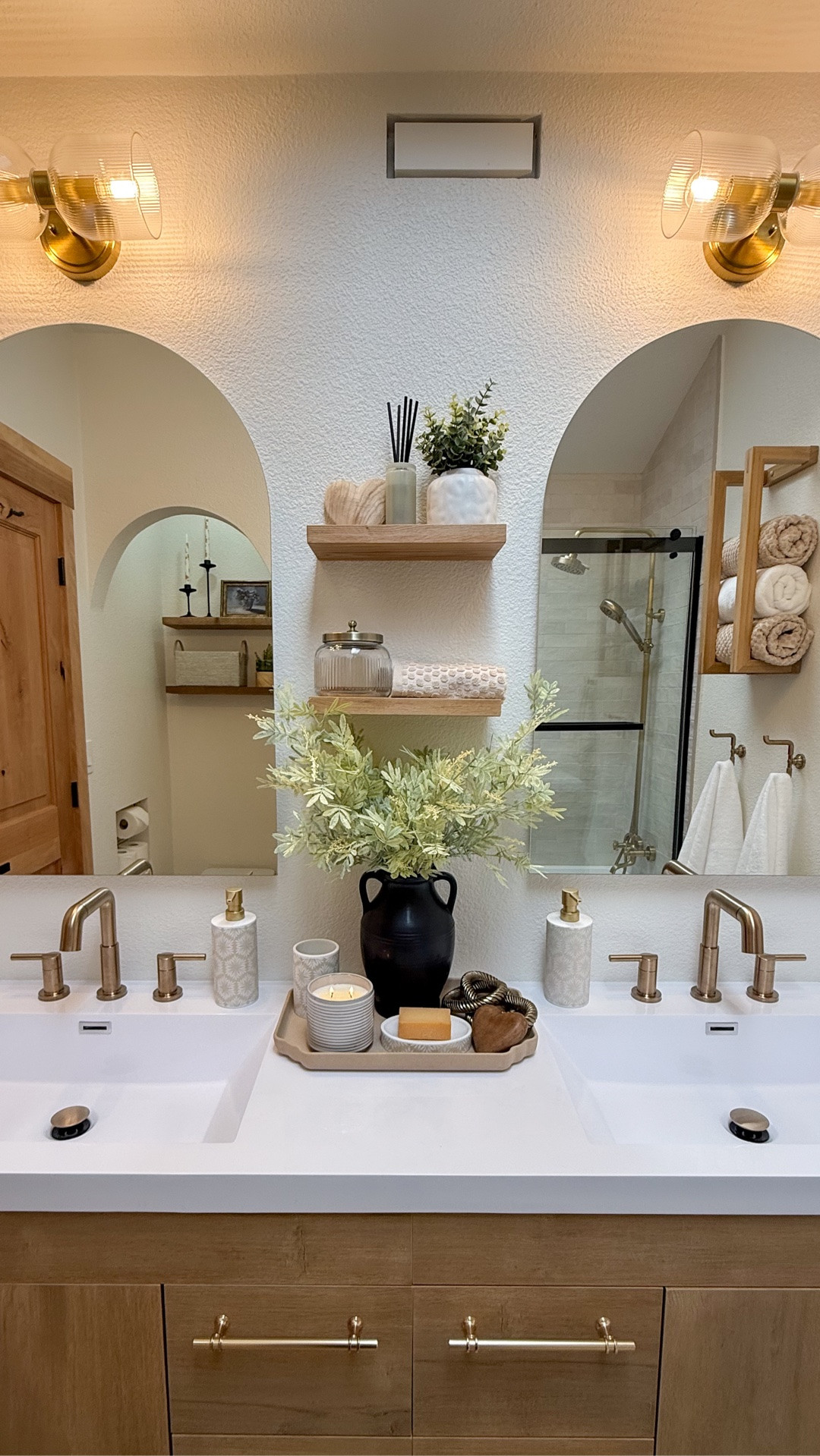 The perfect mirror actually does exist! 👀

This frameless medicine cabinet has a beautiful arched shape, hides multiple shelves of storage, and offers versatile mounting options.

It's one of those design details that looks simple but makes such a difference. Definitely a favorite of ours.

#LTKHome