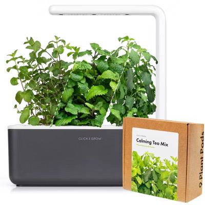 Click & Grow Indoor Herbal Tea Gardening Kit, Smart Garden 3 with Grow Light and 12 Plant Pods | Target