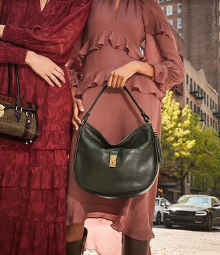 Wentworth Collection Samba Small Kathleen Slouchy Hobo Shoulder Bag | Dillard's