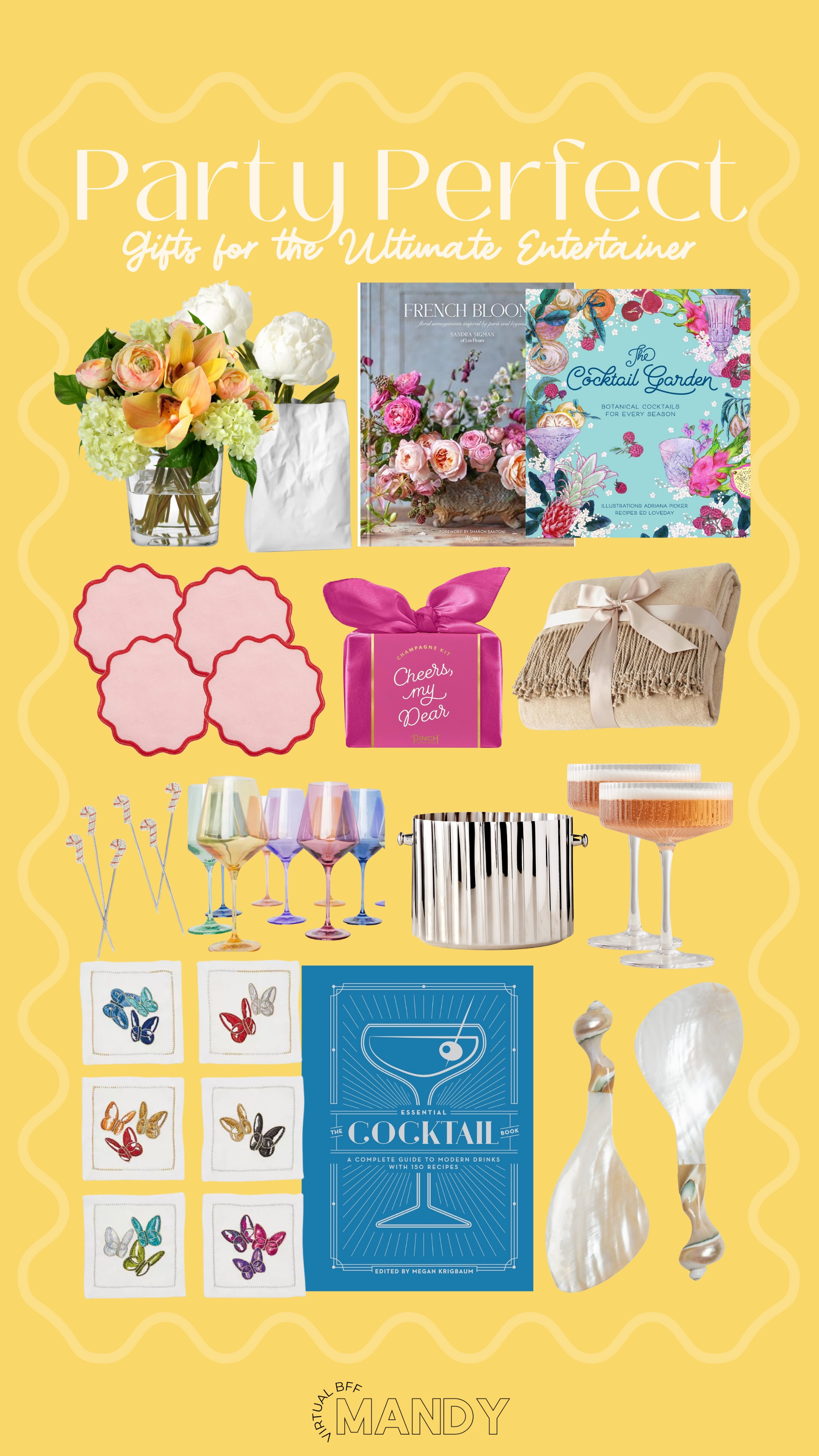 Party Perfect: Gifts for the Ultimate Entertainer! 

Gift guide - Christmas gifts - gift inspo - hostess gifts - home decor - home gifts - holiday gifts - coasters - champagne glasses - blanket 

#LTKHoliday #LTKGiftGuide #LTKHome