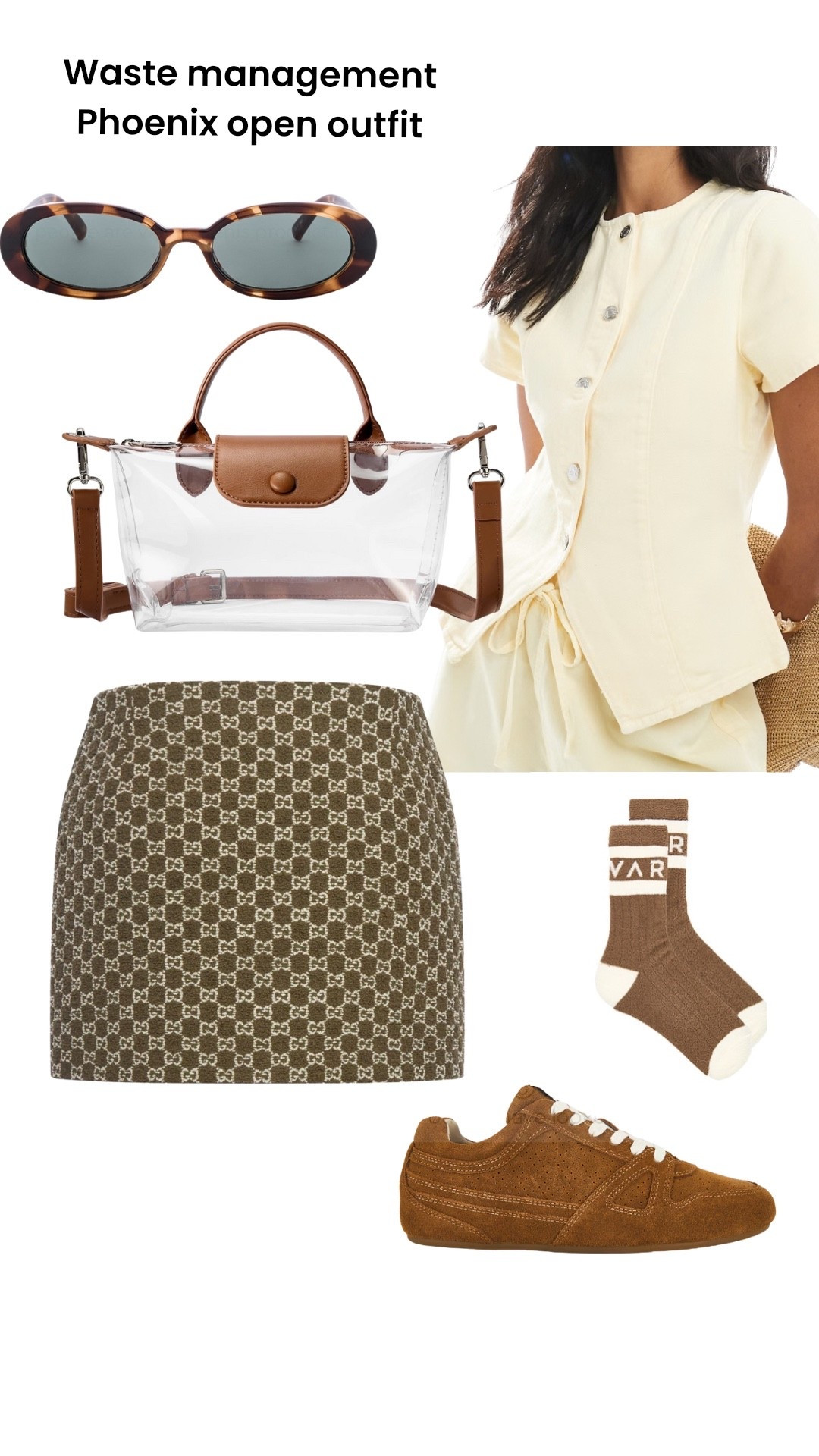 Waste management Phoenix open outfit inspo 
Golf tournament outfit 