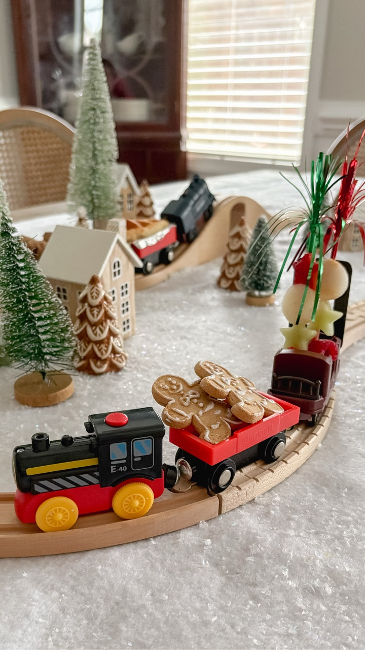 🚂 Christmas Meal Train! 🚂
This is such a fun & memorable way to serve breakfast, lunch, or snack to your little ones this holiday season!
They’ll love being able to grab the different foods from the train, and you can always have more on standby 😉
This is definitely going to be a new holiday tradition for us! ❤️

SHARE and SAVE with your magic-making mama friends! 

#LTKKids #LTKSeasonal #LTKHoliday