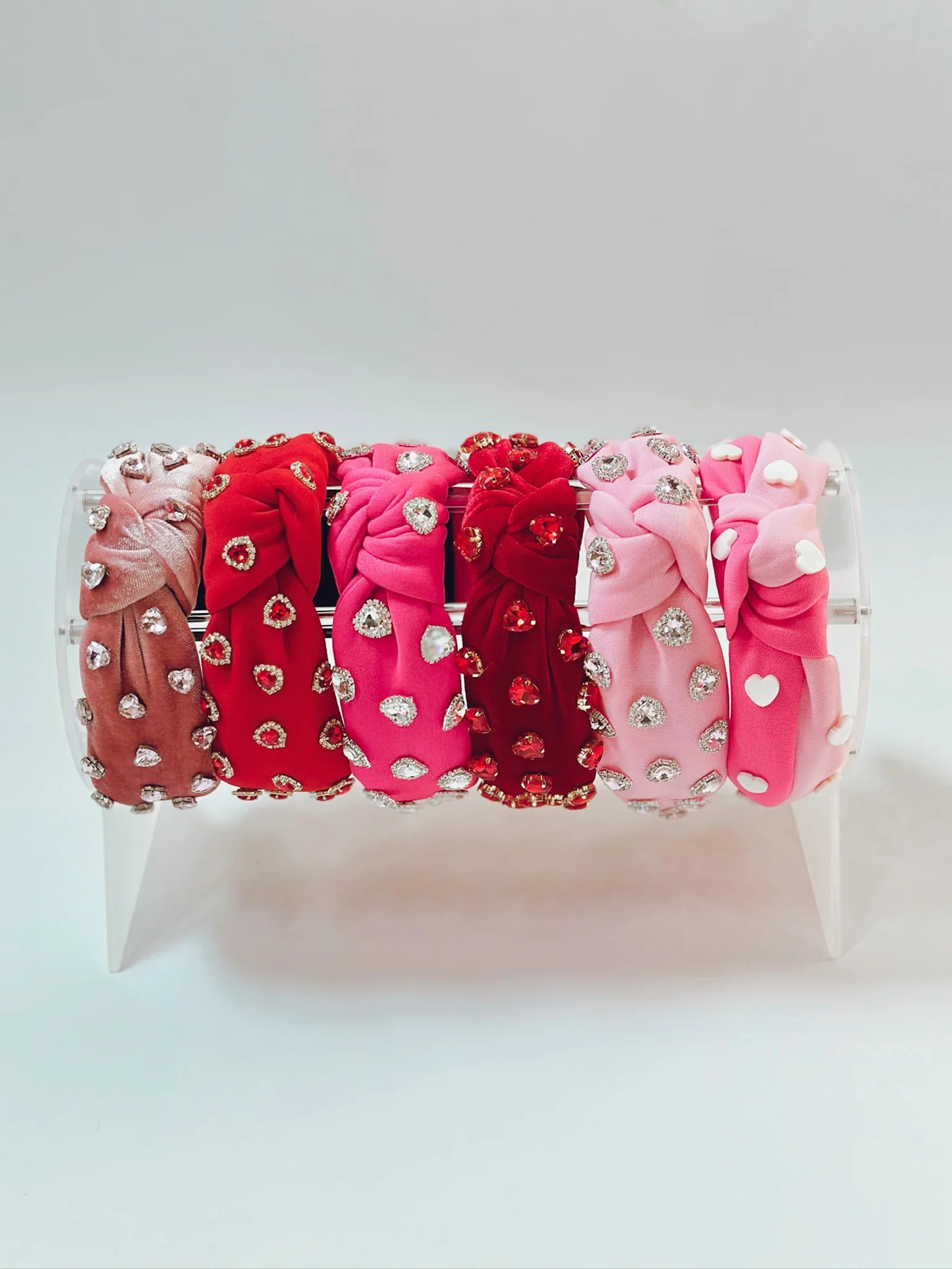 Knotted Headbands- Crystal Heart | BKLYN LNDN