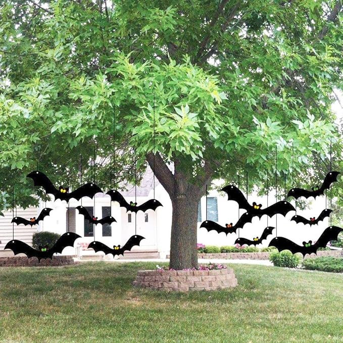 VictoryStore Yard Sign Outdoor Lawn Decorations: Halloween Yard Decorations With Scary Hanging Ba... | Amazon (US)