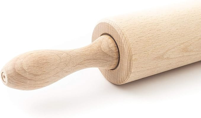 Tuuli Kitchen – Classic Wood Rolling Pin with Rotating Center, Beechwood Roller for Pastry, Bre... | Amazon (CA)