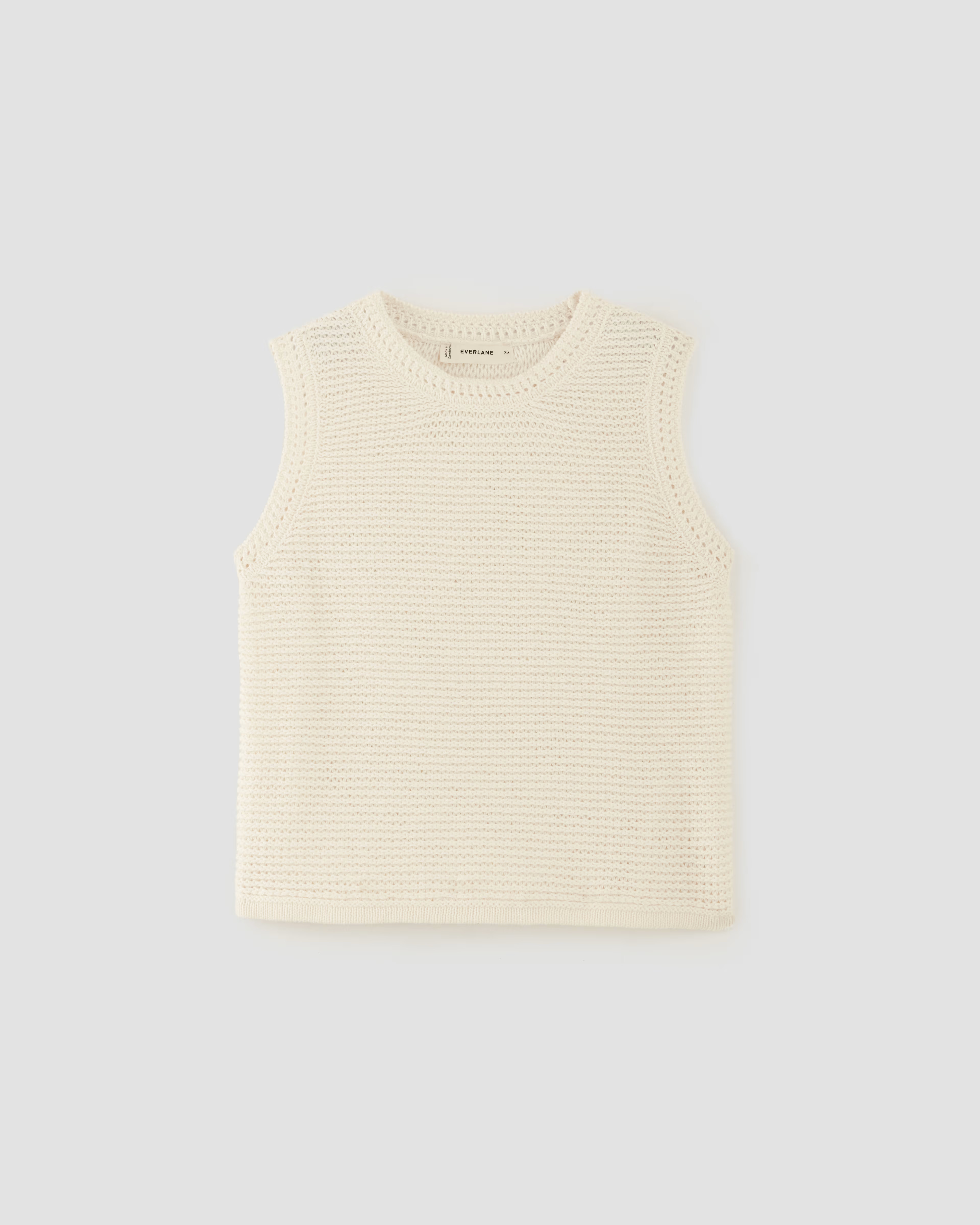 The Organic Cotton Open-Stitch Tank | Everlane