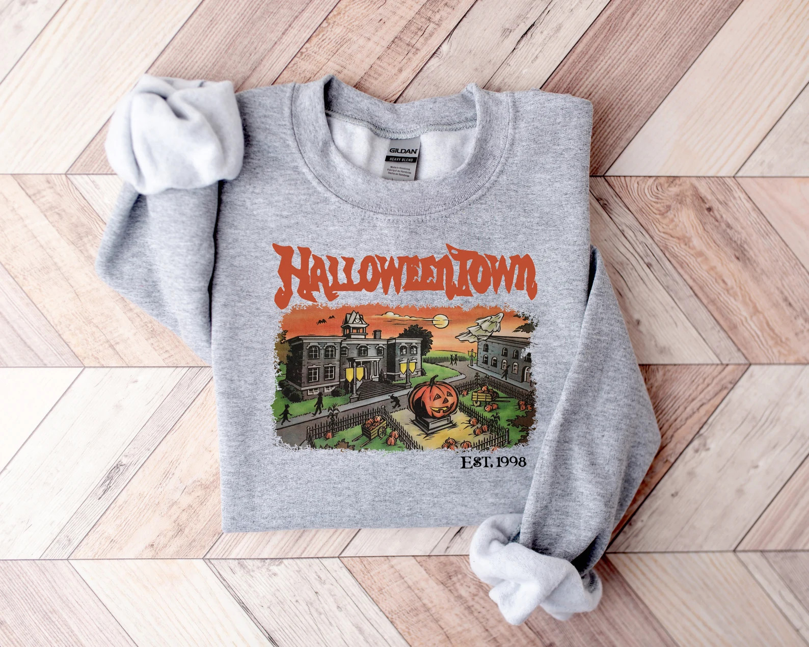Halloweentown Est 1998 Sweatshirt, Halloweentown University, Retro Halloweentown Sweatshirt, Fall... | Etsy (US)