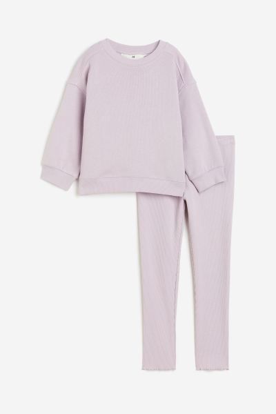 2-piece Sweatshirt and Leggings Set | H&M (US + CA)