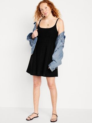 Fit &amp; Flare Cami Mini Dress | Old Navy (US)
