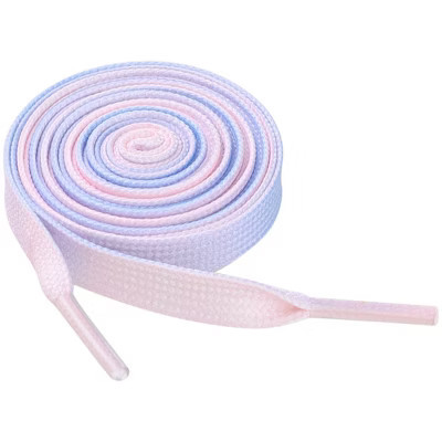 INSPIRE CHIC Flat Gradient Colored Shoelaces Cool Tie Dye Design Sneakers Shoe Laces 1 Pair Purple Pink 120cm/47.2'' | Target