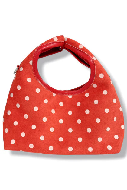 Polka Dot Red Shoulder Crossbody Bag | The Willow Tree