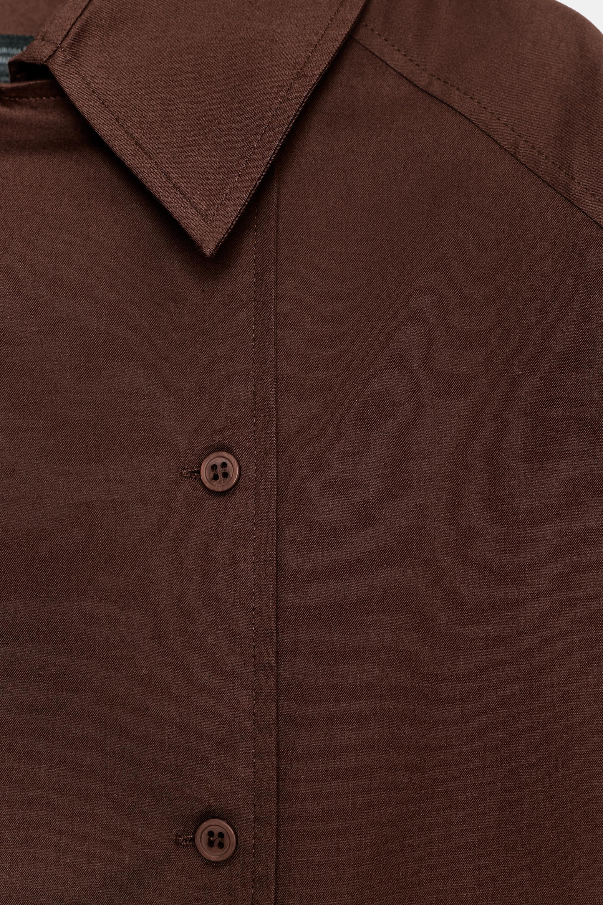 ZW COLLECTION OVERSIZED PLEATED SHIRT | Zara US