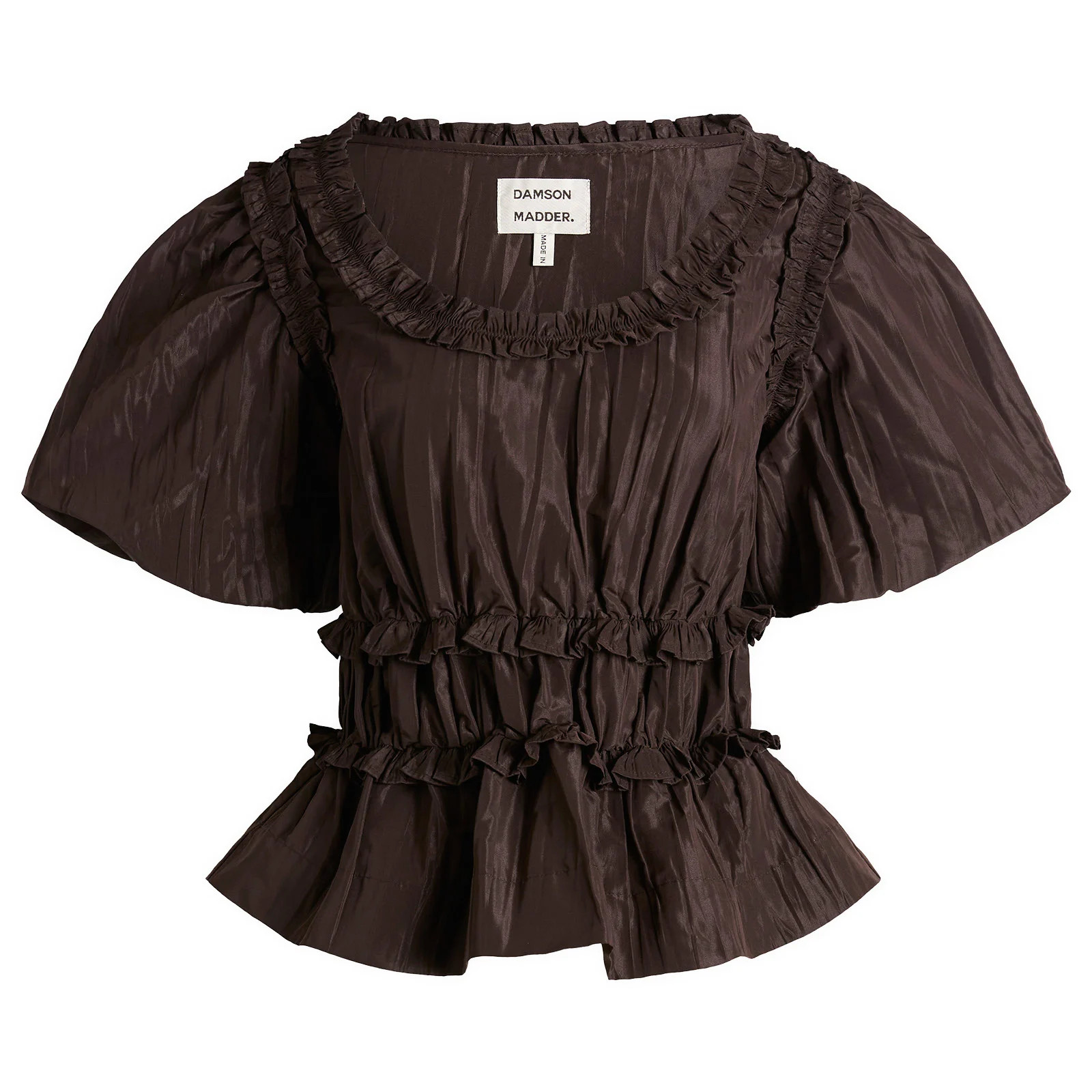 Damson Madder Everly Ruffle Blouse Presented By END. | END. Clothing