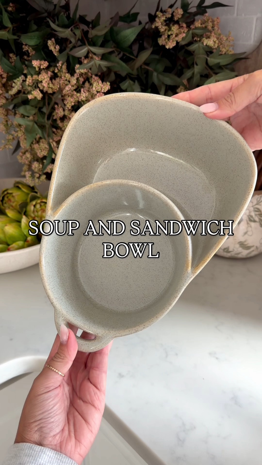 The coziest little kitchen find for soup season 🥣🥪🤎

This soup + sandwich bowl is perfect for grilled cheese & tomato soup, chili & cornbread, or basically any cozy lunch. I love that everything fits together without needing two separate plates!

Such a cute find for fall nights, easy lunches, and comfort food season. 🍂✨

#LTKHome #KitchenFinds #SoupSeason #CozyHome #FallFinds

#LTKHome #LTKSaleAlert #LTKmorningroutine