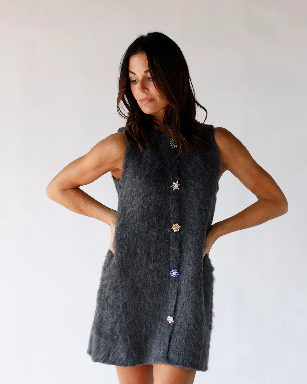 THE HIP EAGLE BOUTIQUE | TWINKE AND SHINE FUZZY MINI DRESS | The Hip Eagle